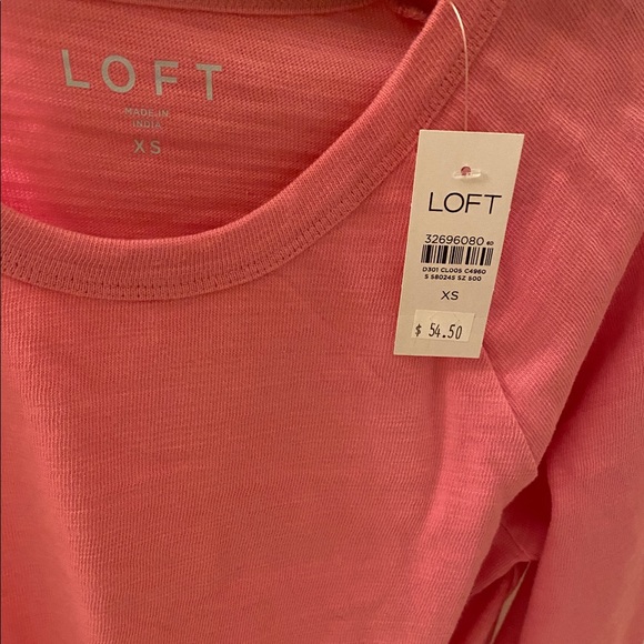 Loft NWT twist hem tunic top - Picture 2 of 5